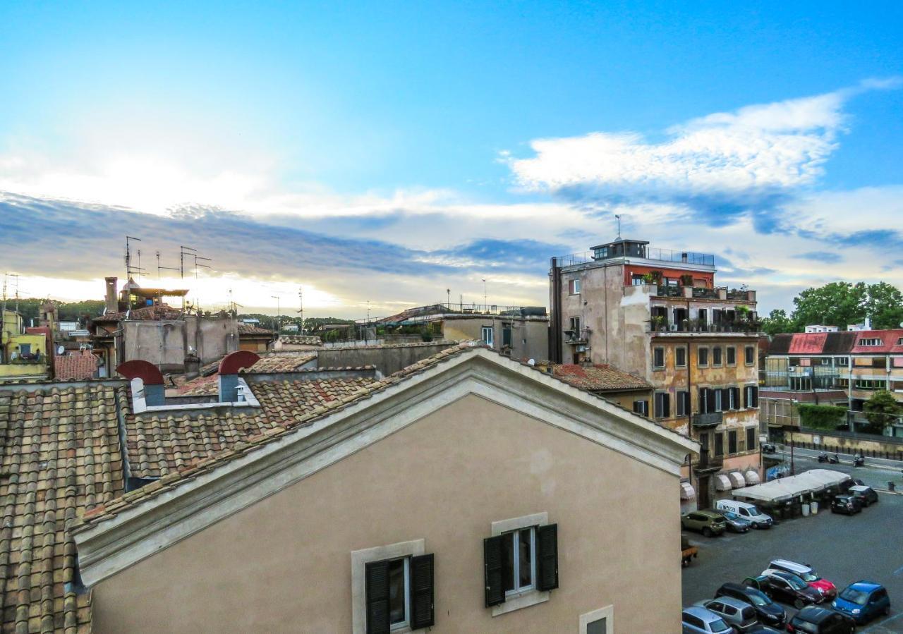Mattia'S Penthouse - View Over Trastevere Roofs 로마 외부 사진